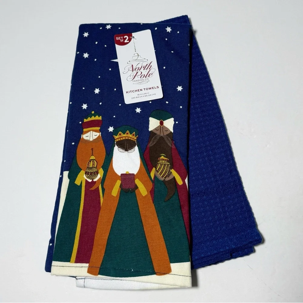 North Pole Trading Co. Christmas Kitchen Towel Set